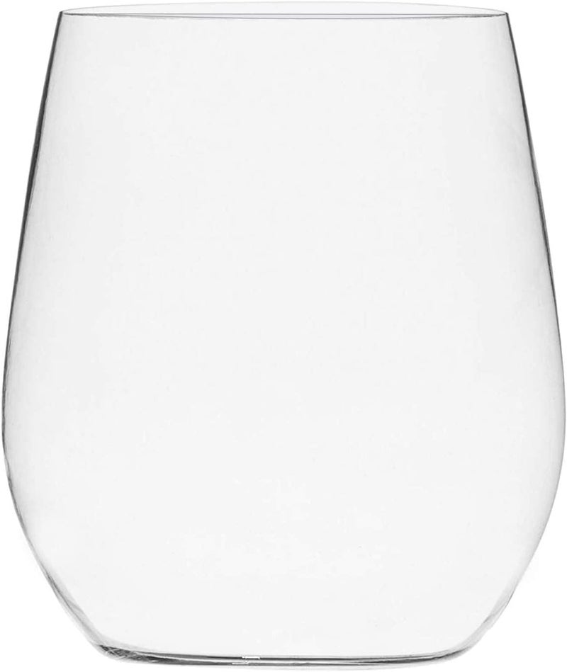 Munfix Plastic Stemless Wine Glasses 48 Pack, Disposable 12 Oz Clear Plastic Wine Cups Shatterproof Recyclable and BPA-Free - Image 4